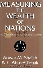 MEASURING THE WEALTH OF NATIONS   1994  PDF电子版封面  0521564794   