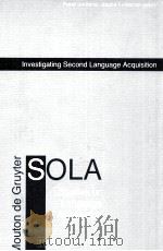 INVESTIGATING SECOND LANGUAGE ACQUISITION（1996 PDF版）