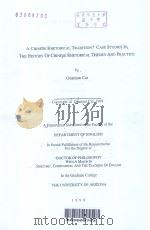A CHINESE RHETORICAL TRADITION CAES STUDIES IN THE HISTORY OF CHINESE RHETORICAL THEORY AND PRACTICE   1998  PDF电子版封面    GUANJUN CAI 