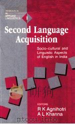 SECOND LANGUAGE ACQUISITION（1994 PDF版）