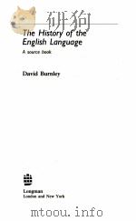 THE HISTORY OF THE ENGLISH LANGUAGE（1992 PDF版）