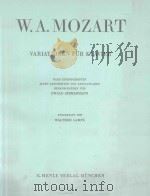 Variationen fur Klavier     PDF电子版封面    （奥）Mozart，M.曲 