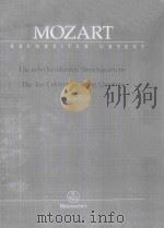 Die Zehn Berugmten Streichquartette   1990  PDF电子版封面    （奥）W.A.Mozart曲 