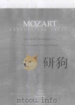 Samtliche Streichquintette   1967  PDF电子版封面    （奥）W.A.Mozart 