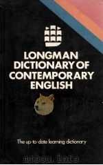 LONGMAN DICTIONARY OF CONTEMPORARY ENGLISH   1978  PDF电子版封面    LYNDA MUGGLESTONE 