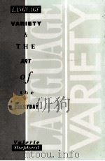 LANGUAGE VARIETY AND THE ART OF THE EVERYDAY   1990  PDF电子版封面  0861879848   