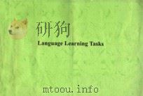 LANGUAGE LEARNING TASKS   1987  PDF电子版封面  0135230853   