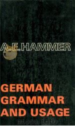 GERMAN GRAMMAR AND USAGE（1985 PDF版）