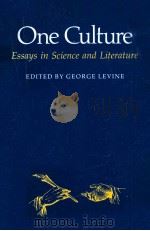 ONE CULTURE ESSAYS IN SCIENCE AND LITERATURE（1987 PDF版）
