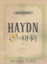 Sonaten fur Klavier zu Zwei Handen     PDF电子版封面    （奥）J.Haydn曲 