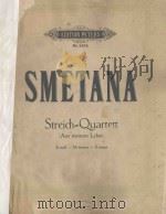 Streich-Quartett     PDF电子版封面    （捷）Smetana曲 