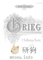 Holberg=Suite Opus 40     PDF电子版封面    （挪）E.Grieg曲 