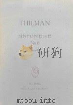 Sinfonie in E   1985  PDF电子版封面    Thilman曲 