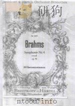 Symphonie Nr.4     PDF电子版封面    （德）Brahms曲 