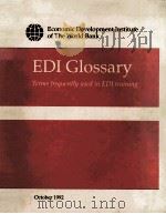 GLOSSATY TERMS FREQUENTLY USED IN EDI TRAINIING   1992  PDF电子版封面     