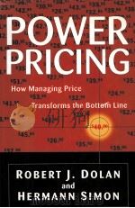POWER PRICING HOW MANAGING PRICE TRANSFORMS THE BOTTOM LINE   1996  PDF电子版封面  068483443X   