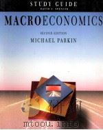 STUDY GUIDE PARKIN:KACROECONOMICS:SECOND EDITION   1993  PDF电子版封面  0201586371   