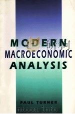 MODERN MACROECONOMIC ANALYSIS   1993  PDF电子版封面  0077077172   