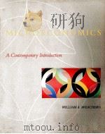 MICROECONOMICS:A CONTEMPORARY INTRODUCTION   1988  PDF电子版封面  0538088400  WILLIAM A.MCEACHERN 