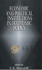 ECONOMIC AND POLITICAL INSTITUTIONS IN ECONOMIC POLICY   1996  PDF电子版封面  0719049938   