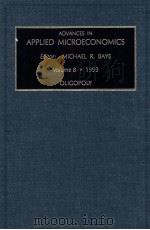 ADVANCES IN APPLIED MICROECONOMICS OLIGOPOLY   1999  PDF电子版封面  0762305762  MICHAEL R.BAYE 