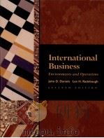 INTERNATIONAL BUSINESS:ENVIRONMENTS AND OPERATIONS SEVETH EDIYION   1995  PDF电子版封面  0201566265   