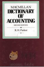 MACMILLAN DICTIONARY OF ACCOUNTING:SECOND EDITION（1984 PDF版）