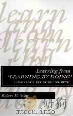 LEARNING FROM LEARNING BY DOING LESSON FOR ECONOMIC GROWTH（1997 PDF版）