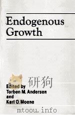ENDOGENOUS GROWTH   1994  PDF电子版封面  0631189750   