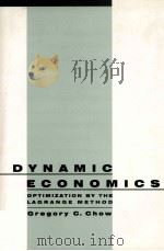 DYNAMIC ECONOMICS OPTIMIZATION BY THE LAGRANGE METHOD（1997 PDF版）