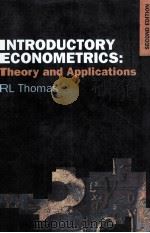 INTRODUCTORY ECONOMETRICS SECOND EDITION   1992  PDF电子版封面  0582073782  R.L.THOMAS 
