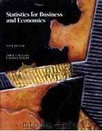 STATISTICS FOR BUSINESS AND ECONOMICS   1991  PDF电子版封面  0023791829   