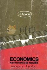 ECONOMICS:INSTITUTIONS AND ANALYSIS   1970  PDF电子版封面    GERSON ANTELL 