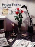 PERSONAL FINANCE STUDY GUIDE:THIRD EDTION   1991  PDF电子版封面  0395573785   