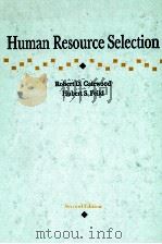HUMAN RESOURCE SELECTION（1990 PDF版）