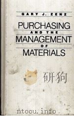 PURCHASING AND THE MANAGEMENT OF MATERIALS SIXTH EDITION   1987  PDF电子版封面  047181802X   