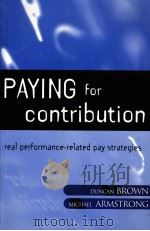 PAYING FOR CONTRIBUTION   1999  PDF电子版封面  0749428996   
