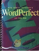 WORDPERFECT 6.0 FOR DOS   1993  PDF电子版封面  1561186708   