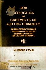 CODIFICATION OF STATEMENTS ON AUDITING STANDARDS   1988  PDF电子版封面     