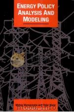 ENERGY POLICY ANALYSIS AND MODELING（1993 PDF版）