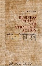 BUSINESS POLICY AND STRATEGIC ACTION（1969 PDF版）