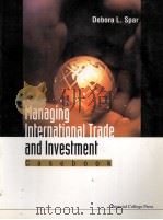 MANAGING INTERNATIONAL TRADE AND INVESTMENT CASE BOOK（ PDF版）