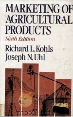 MARKETING OF AGRICULTURAL PRODUCTS（1984 PDF版）