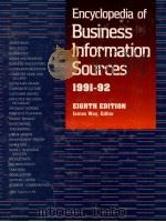ENCYCLOPEDIA OF BUSINESS INFORMATION SOURCES   1984  PDF电子版封面  0810369060  JAMES WOY 