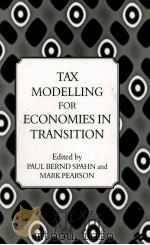 TAX MODELLING FOR ECONOMIES IN TRANSITION   1998  PDF电子版封面  0333663195   