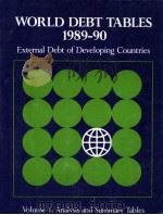 WORLD DEBT TABLES 1989-90 EXTERNAL VOLUME 1.ANALYSIS AND SUMMARY TABLES（1982 PDF版）
