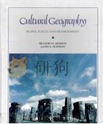 CULTURAL GEOGRAPHY   1989  PDF电子版封面  0314663169   