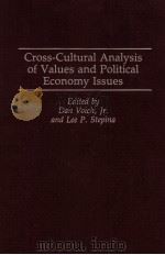 CROSS CULTURAL ANALYSIS OF VALUES AND POLITICAL ECONOMY ISSUES（1993 PDF版）