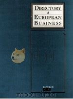 DIRECTORY OF EUROPEAN BUSINESS（1992 PDF版）