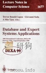 DATABASE AND EXPERT SYSTEMS APPLICATIONS     PDF电子版封面  3540664483   